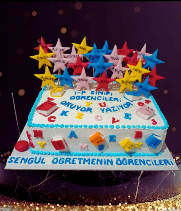Öğretmenler Günü Pastası (25 kişilik)